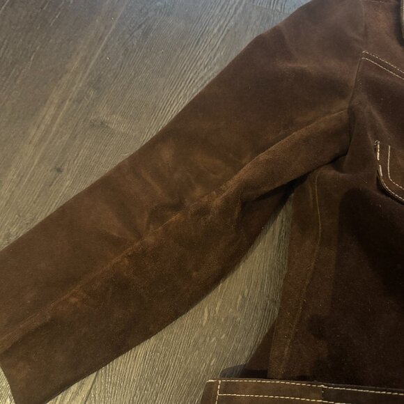 VINTAGE SUEDE JACKET WITH REMOVABLE LINING MADE IN CANADA XS/S - Picture 8 of 15